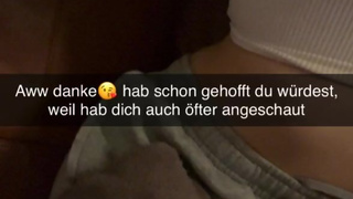 Met a Guy at a Party and he cheats on his wife Snapchat German