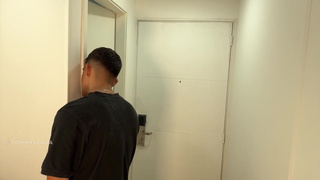 Tommy Verga training ends up sucking little Caroline's dick very well