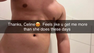 Snapchat affair: Girlfriend cheats on her skinny cuck with her training partner after yoga.