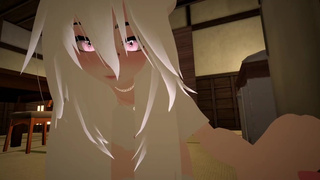 ASMR Your Housecat turned into a CUTE NEKO girl! But then she touches herself! - VRChat Lewd