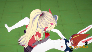 Pokemon Hentai - Blaziken hard sex with Cinderace