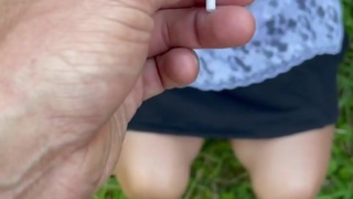 Fucking a schoolgirl after graduation