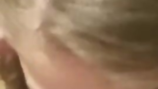 Sweet deep blowjob from married slut