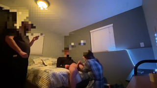 Real Hotwife gives husband front row view