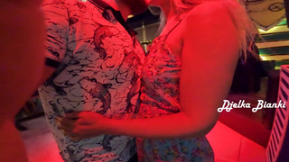 Naughty Wife Cheats on Her Husband in a Public toilet with a Stranger - Real Sex by Djelka Bianki