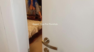 AMATEUR CUCKOLD - Cuckold Husband Films Slutty Wife Fucking With Neighbor