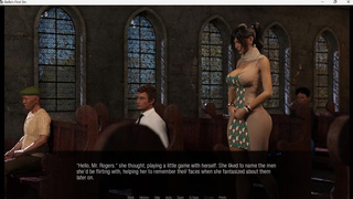 Bella's First Sin Part 1: Slutty Wife Seduces 2 Old Men in the Church