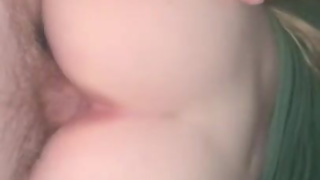 Tight Milf riding reverse cowgirl