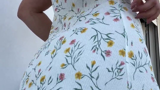 Sexy Wife Letting the Butt Cheeks Breathe