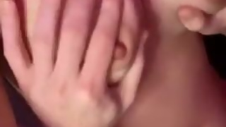 Stress Relief - Sucking My Big Boobs After A Long Day