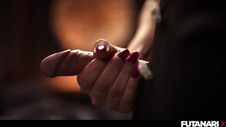 Trans Girl Sucking Cock - Cis Girl Joins And Gets Fucked By Male And Shemale Futa Transformation