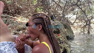 I meet a Stranger on the Beach and he offers me to Fuck him in Public for a Great Gift! Carla Morell