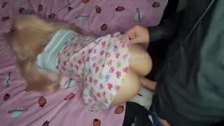 Despues de mi nalgueo semanal termine siendo preñada al final