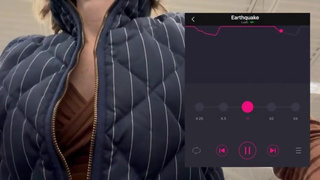 Cumming hard in grocery store with Lush remote controlled vibrator