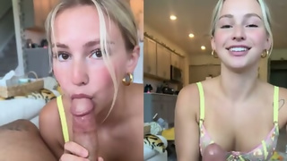 Blonde Cutie Blowjob