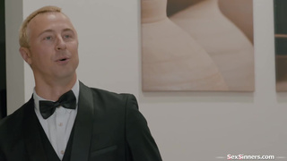 Ebony bride cheating on her wedding day