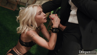 Deeper. Bratty Submissive Emma Rosie Gets Blindfolded, Cuffed, & Fucked In the Ass