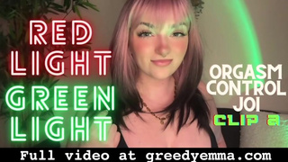 Red Light Green Light JOI Clip A - Jerk Off Instructions Game Goddess Worship