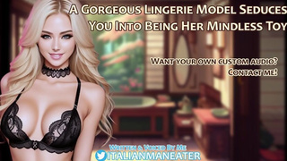A Gorgeous Lingerie Model Seduces You Into Being Her Mindless Toy | Audio Roleplay