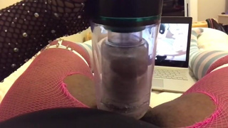 Milking myself to some hentai! Loud moaning femboy orgasm ~????????