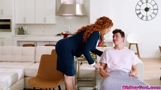 Lauren Phillips taking stepsons cock from behind