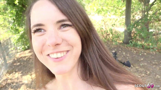 Real Anal Orgasm Outdoor Sex For Mini Tits Girl Mina At Street Casting