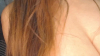 Stimulating in a hot and sexy way her lactating tits an