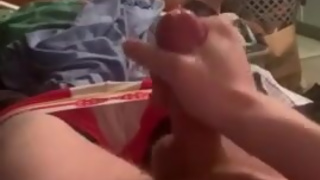 Huge cumshot from edging
