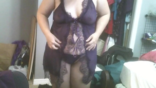 Trying on some clothes and lingerie