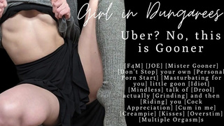 ASMR | Uber Driver Goons Mindlessly | Audio Porn for Men