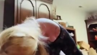 Sissy Sarah having fun with cock