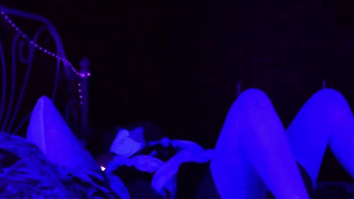 Neon Kitty Maid Ready to Serve~