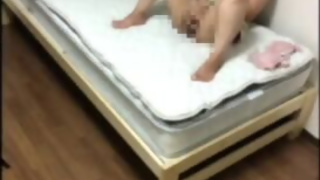 Cute girl who masturbates after taking a bath because she feels naughty.