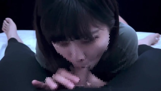 She gets excited while sniffing erotic cocks and snorting during a blowjob! Nose job Cum in mouth