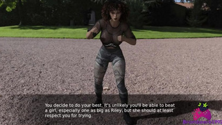 Slave U E9 - Riley Wrestles Me Down and Makes Me Lick Her Sweaty Pussy and Ass