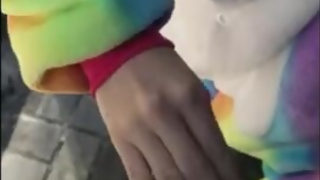 Ran up, sucked, was fucked, ran away - SolaZola