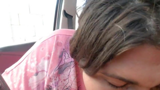 Sissy enjoying a mid day treat