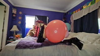 Nerdy BUNNY Loves Balloons