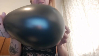 JOI balloon blowing tease