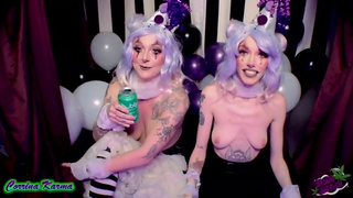 Two Cute Clowns Burp and Laugh