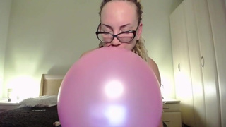 blow to pop small pink balloon.mp4