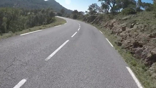 French Teen Motorcycle Exhibition - Motarde Française montre ses seins