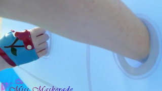 Miss Maskerade Compilation Rubber Doll Playing And Pop Balloon - Looner Fetish In Full Latex