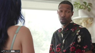 HOTWIFEXXX - Swinger Wife Puts The Moves on Black Handyman