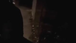 I leave my clothes behind and ride a fat dildo at a train station park and road