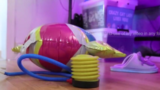 Filling and Crushing Balloon