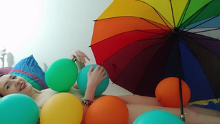 Balloons for Adults Foreplay Gypsy Dolores balloon fetish experiment