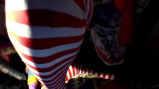 SEXY NURSE HAS FIRST TIME taking a GIGANTIC RAINBOW DILDO [anal]