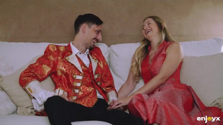 Only passionate sex can make the curvy blonde Stella Cardo moan so joyfully