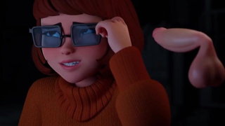 Velma Gives a Blowjob in the Dark